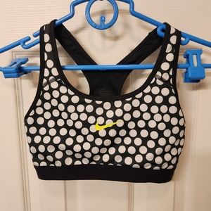 Nike polka dot top size m